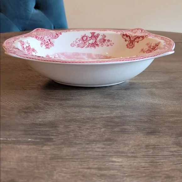 Johnson Bros Old Britain Castles, Pink Serving Bowl - Picture 3 of 8